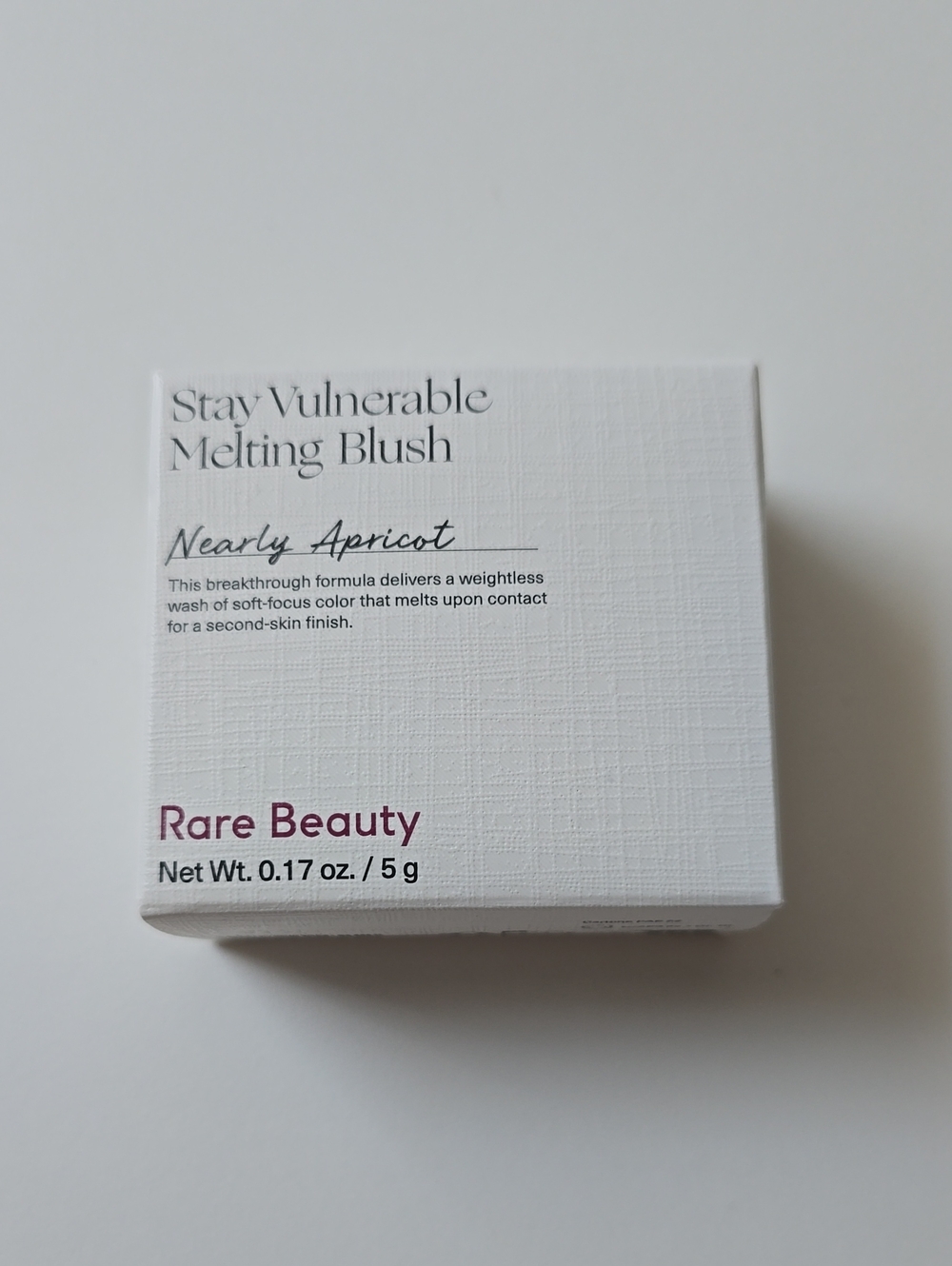 Rare Beauty Stay Vulnerable Melting Blush - Nearly Apricot